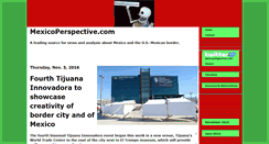 Desktop Screenshot of mexicoperspective.com